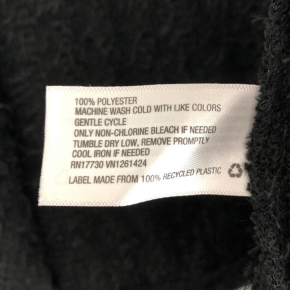 New Xhilaration Eyelash Knit Draped Open Front Cardigan Sweater Black Size XS - Picture 13 of 13